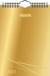 HEYDA 2070427001 Bastelkalender 2021 A5 Chromolux-Deck...