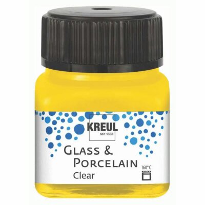 KREUL Glass & Porcelain Clear Sonnengelb 20 ml