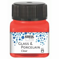 KREUL Glass & Porcelain Clear Kirschrot 20 ml