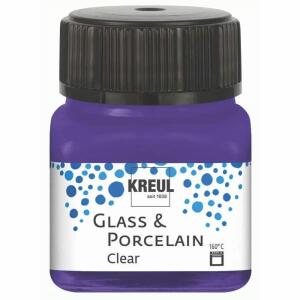 KREUL Glass & Porcelain Clear Violett 20 ml
