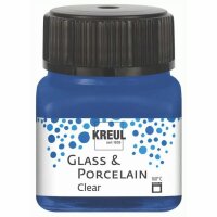 KREUL Glass & Porcelain Clear Dunkelblau 20 ml