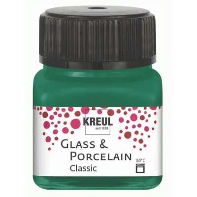 KREUL Glass & Porcelain Classic Dunkelgrün 20 ml