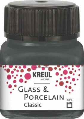 KREUL Glass & Porcelain Classic Grau 20 ml