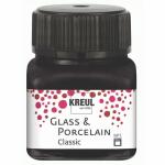 KREUL Glass & Porcelain Classic Schwarz 20 ml