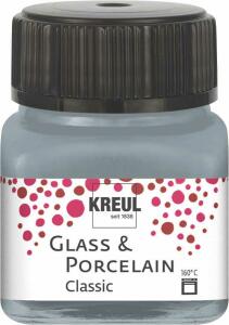 KREUL Glass & Porcelain Classic Metallic-Silber 20 ml
