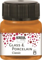 KREUL Glass & Porcelain Classic Metallic-Goldbronze 20 ml