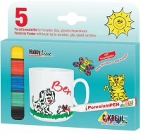 KREUL Porcelain Marker medium Junior 5er Set