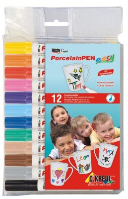 KREUL Porcelain Marker medium Junior 12er Set