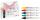 KREUL Glass & Porcelain Pen Classic 5er Set