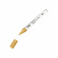 KREUL Glass & Porcelain Pen Metallic fine Gold