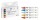 KREUL Glass & Porcelain Pen Metallic medium 5er Set