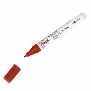 KREUL Glass & Porcelain Pen Classic medium Dunkelrot