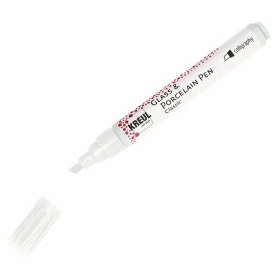 KREUL Glass & Porcelain Pen Classic calligraphy Weiß