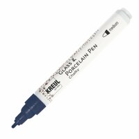 KREUL Glass & Porcelain Pen Chalky medium Navy Blue
