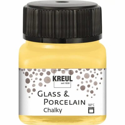 KREUL Glass & Porcelain Chalky Yellow Safran 20 ml
