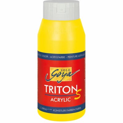 SOLO GOYA Triton S Acrylic Echtgelb hell 750 ml