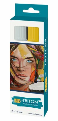 SOLO GOYA Triton Acrylic Paint Marker 15.0 2er Set Silber und Gold