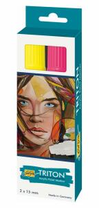 SOLO GOYA Triton Acrylic Paint Marker 15.0 2er Set Fluoresz. Gelb und Fluoresz. Pink