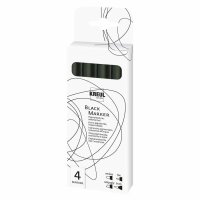 KREUL Black Marker 4er Set