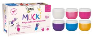 MUCKI Fingerfarbe für Königskinder 6er Set 50 ml