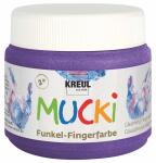 MUCKI Funkel-Fingerfarbe Zauber-Lila 150 ml