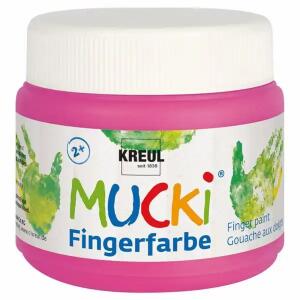 MUCKI Fingerfarbe Quietsch-Pink 150 ml