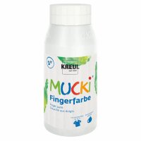 MUCKI Fingerfarbe Weiß 750 ml