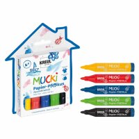 MUCKI Papier-Pfiffikus Aquarellmalstift 5er Set
