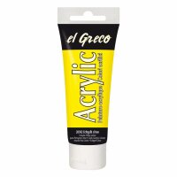 KREUL el Greco Acrylic Echtgelb Zitron 75 ml Tube