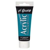 KREUL el Greco Acrylic Türkisblau dunkel 75 ml Tube
