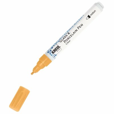 KREUL Glass & Porcelain Pen Clear medium Orange