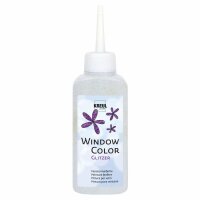 KREUL Window Color Glitzer-Silber 80 ml