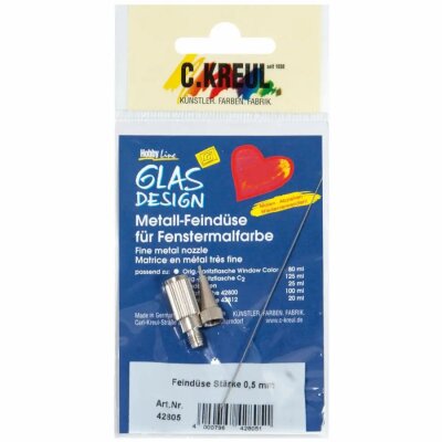 KREUL Window Color Metall-Feindüse Stärke 0,9 mm