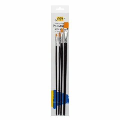 SOLO GOYA Künstlerpinsel Goldhair Synthetics 4er Set