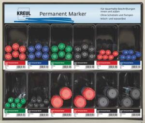 KREUL Permanent Marker fine, edge und XXL Warenpaket für Modul