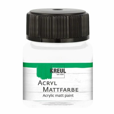 KREUL Acryl Mattfarbe Weiß 20 ml