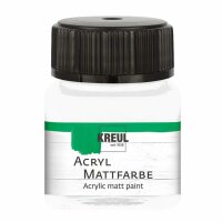 KREUL Acryl Mattfarbe Weiß 20 ml