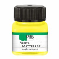 KREUL Acryl Mattfarbe Gelb 20 ml