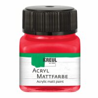 KREUL Acryl Mattfarbe Rot 20 ml