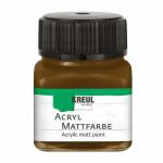 KREUL Acryl Mattfarbe Dunkelbraun 20 ml