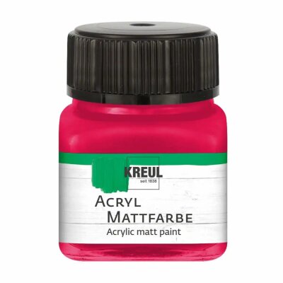 KREUL Acryl Mattfarbe Karmin 20 ml