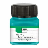 KREUL Acryl Mattfarbe Türkis 20 ml