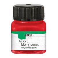 KREUL Acryl Mattfarbe Brillantrot 20 ml
