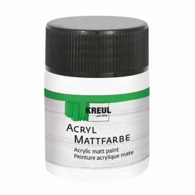KREUL Acryl Mattfarbe Weiß 50 ml