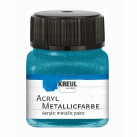 KREUL Acryl Metallicfarbe Petrol 20 ml