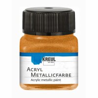 KREUL Acryl Metallicfarbe Goldbronze 20 ml