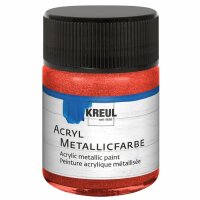 KREUL Acryl Metallicfarbe Rot 50 ml
