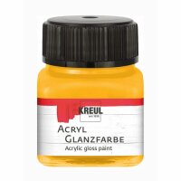 KREUL Acryl Glanzfarbe Dunkelgelb 20 ml