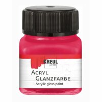 KREUL Acryl Glanzfarbe Dunkelrot 20 ml