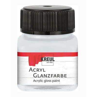 KREUL Acryl Glanzfarbe Hellgrau 20 ml